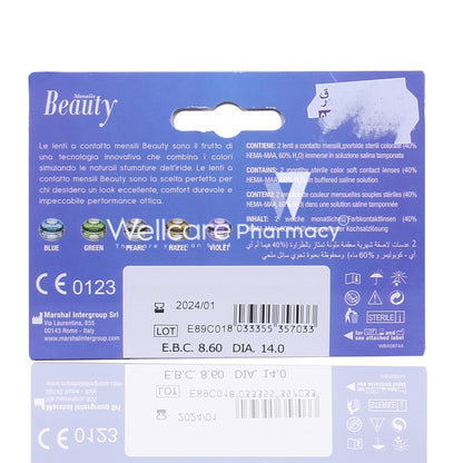 Beauty Monthly Triple Color Lens Blue 2'S