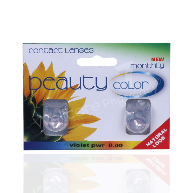 Beauty Monthly Triple Color Lens Violet 2'S