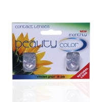 Beauty Monthly Triple Color Lens Violet 2'S