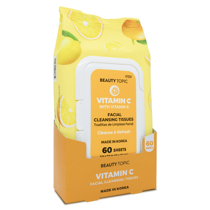 Beauty Topic Vitamin C Facial Cleansing Tissues 60'S - Wellcare Pharmacy