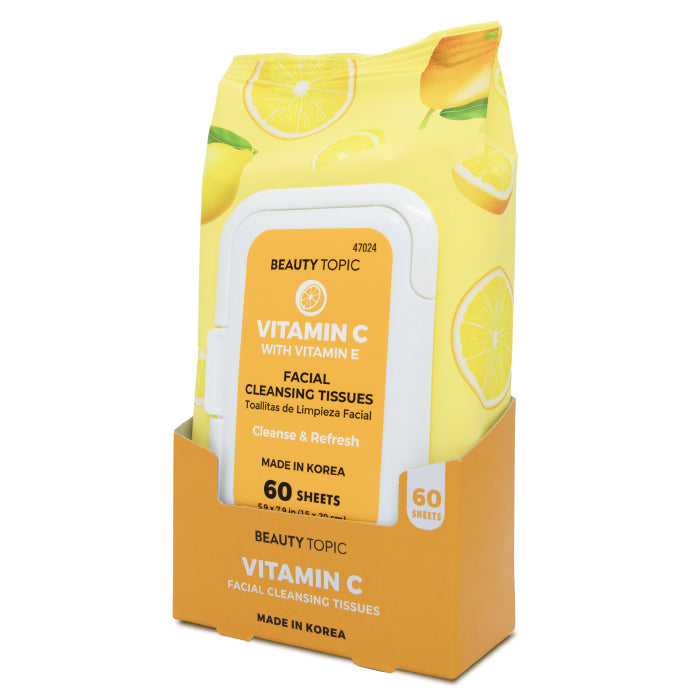 Beauty Topic Vitamin C Facial Cleansing Tissues 60'S - Wellcare Pharmacy