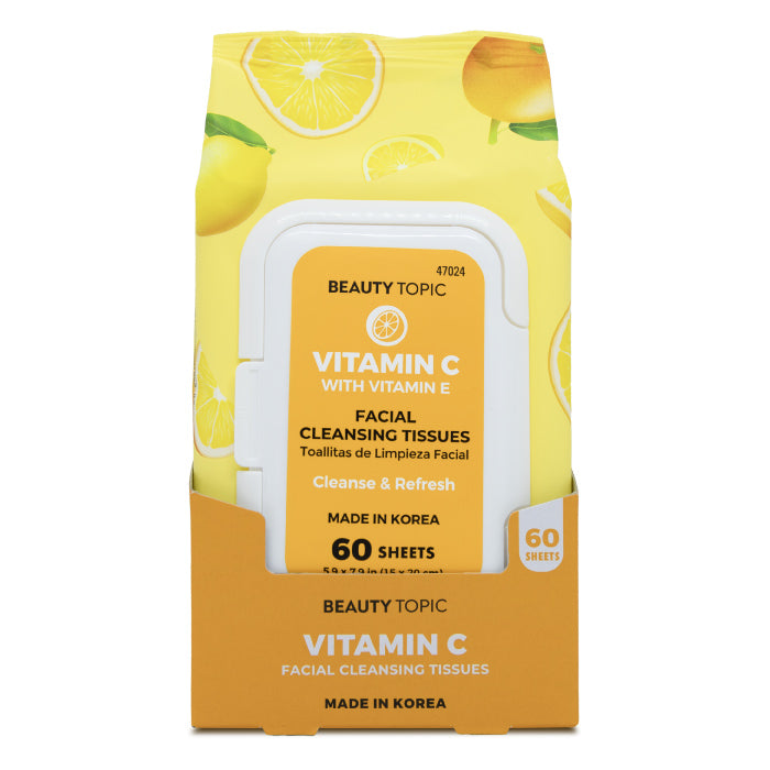 Beauty Topic Vitamin C Facial Cleansing Tissues 60'S