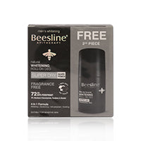 Beesline 1+1 Men's Whitening Roll-On Deo Super Dry Fragrance Free 50Ml