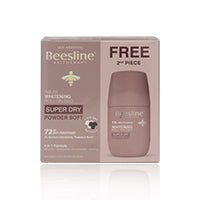 Beesline 1+1 Skin Whitening Roll-On Deo Super Dry Powder Soft 50ml