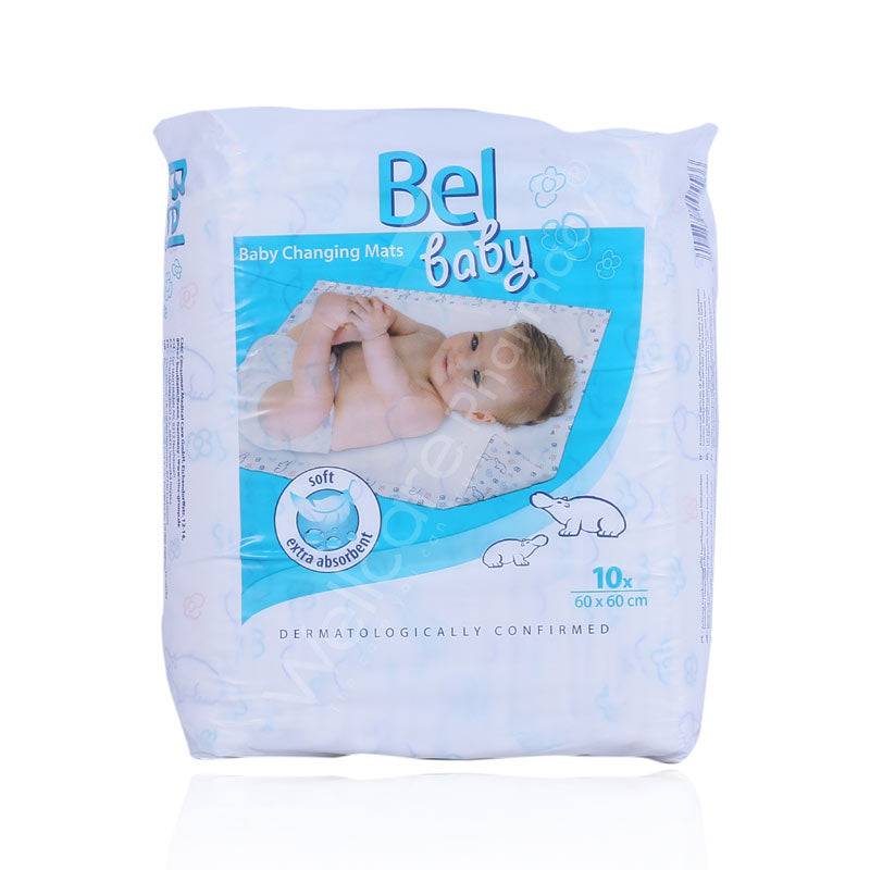 Bel Baby Changing Mats 60X60 10'S Bel Baby Changing Mats 60X60 10'S