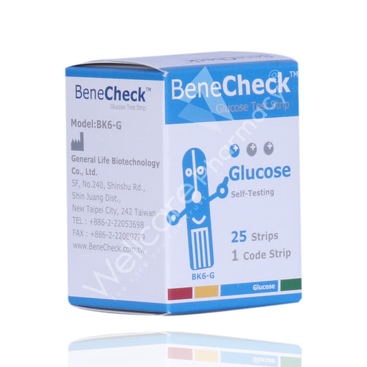Benecheck Blood Glucose Strip 25'S