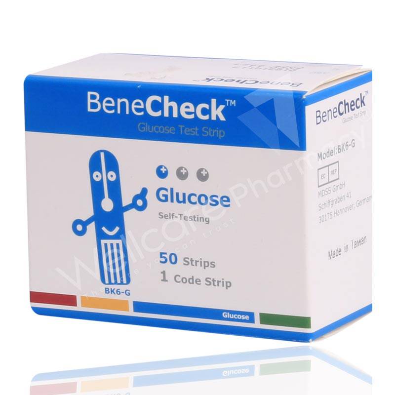 Benecheck Blood Glucose Strip 50'S Benecheck Blood Glucose Strip 50'S