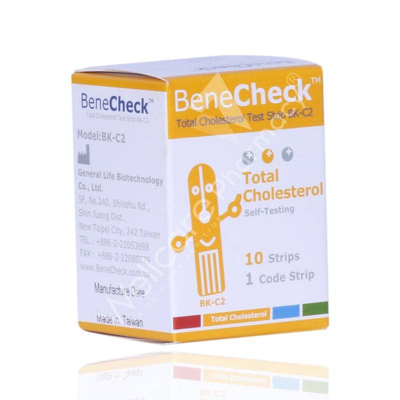 Benecheck Total Cholesterol Strip 10'S Benecheck Total Cholesterol Strip 10'S