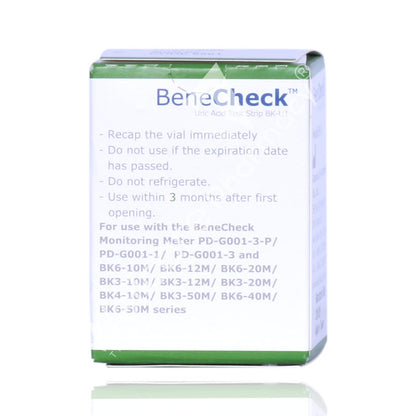 Benecheck Uric Acid Strips 25'S
