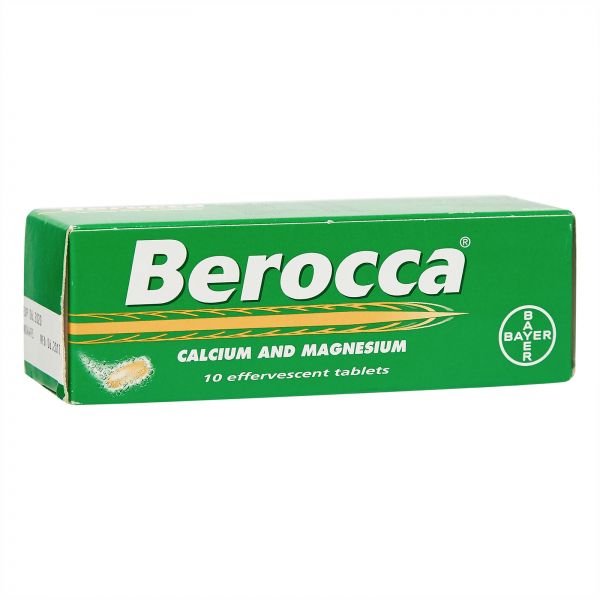 Berocca Calcium & Magnesium Effervescent Tablets 10'S Berocca Calcium & Magnesium Effervescent Tablets 10'S