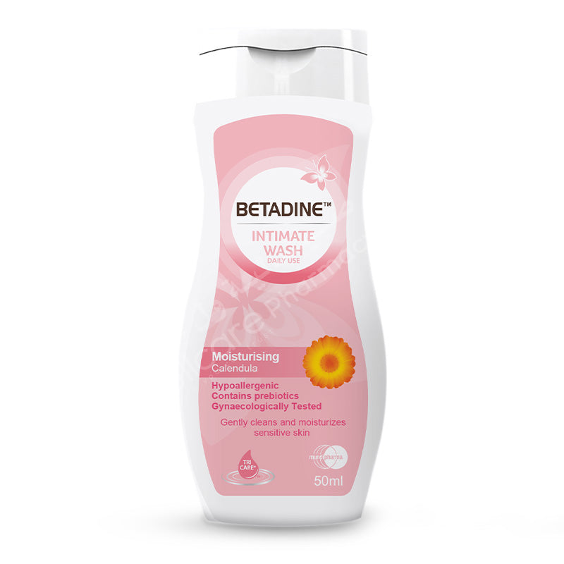 Betadine Intimate Wash Daily Moisturing Calendula 50Ml