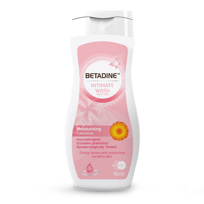 Betadine Intimate Wash Daily Moisturing Calendula 50Ml