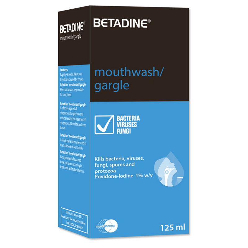 Betadine Mouth Wash 125Ml