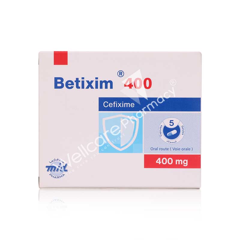 Betixim 400Mg Capsules 5'S