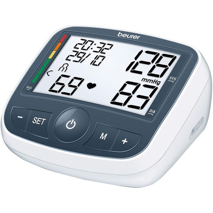 Beurer Bm40 Upper Arm Blood Pressure Monitor With Adaptor