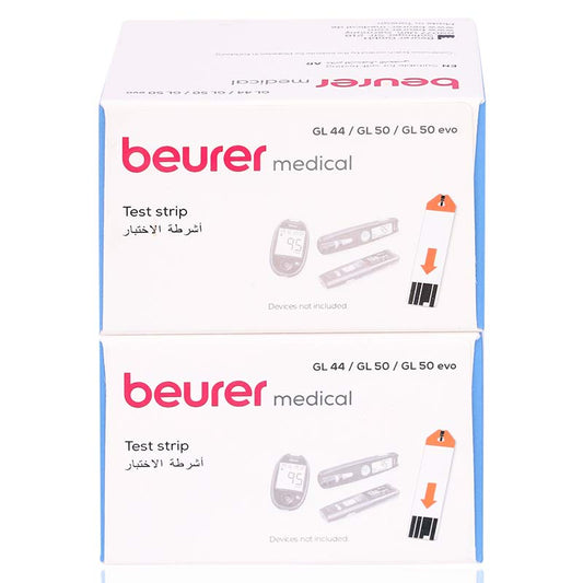 Beurer Gl50/Gl44 Code Free Strips 2X50 100'S