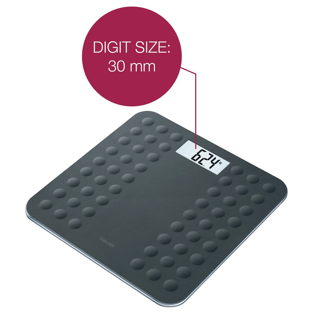 Beurer Gs300 Black Digital Glass Scale