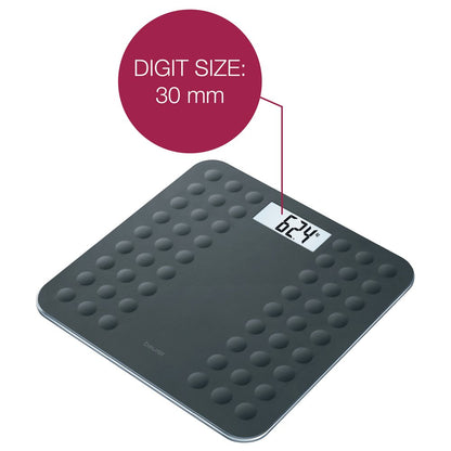 Beurer Gs300 Black Digital Glass Scale