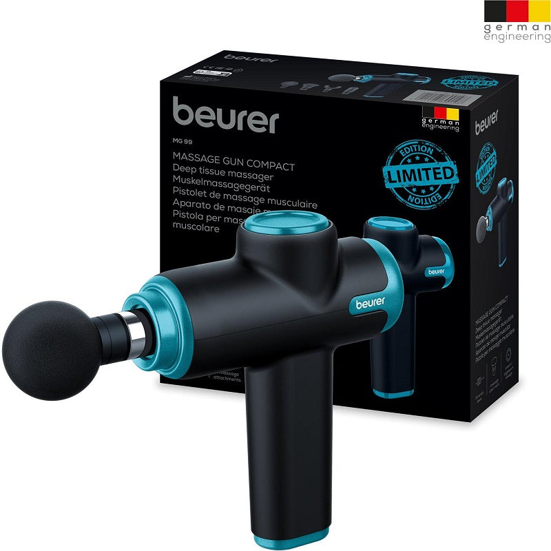 Beurer Mg99 Massage Gun Compact Limited Edition-Blue Beurer Mg99 Massage Gun Compact Limited Edition-Blue