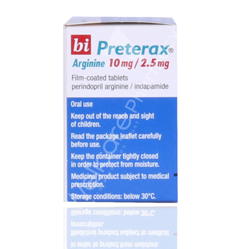 Bi Preterax 10mg/2.5mg Tablets 30'S