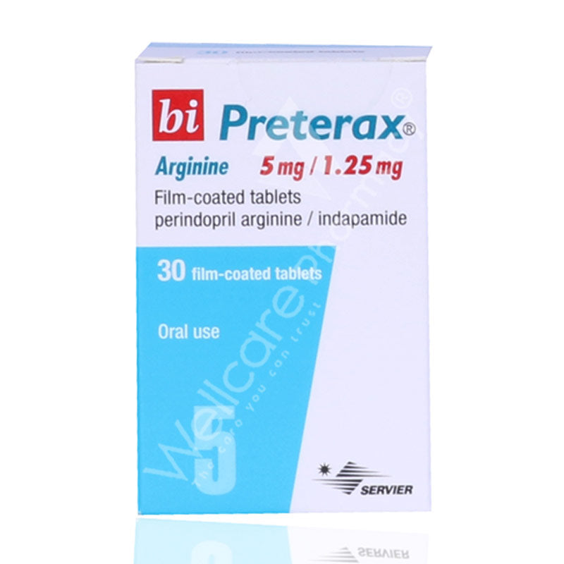 Bi Preterax 5Mg/1.25Mg Tablets 30'S Bi Preterax 5Mg/1.25Mg Tablets 30'S