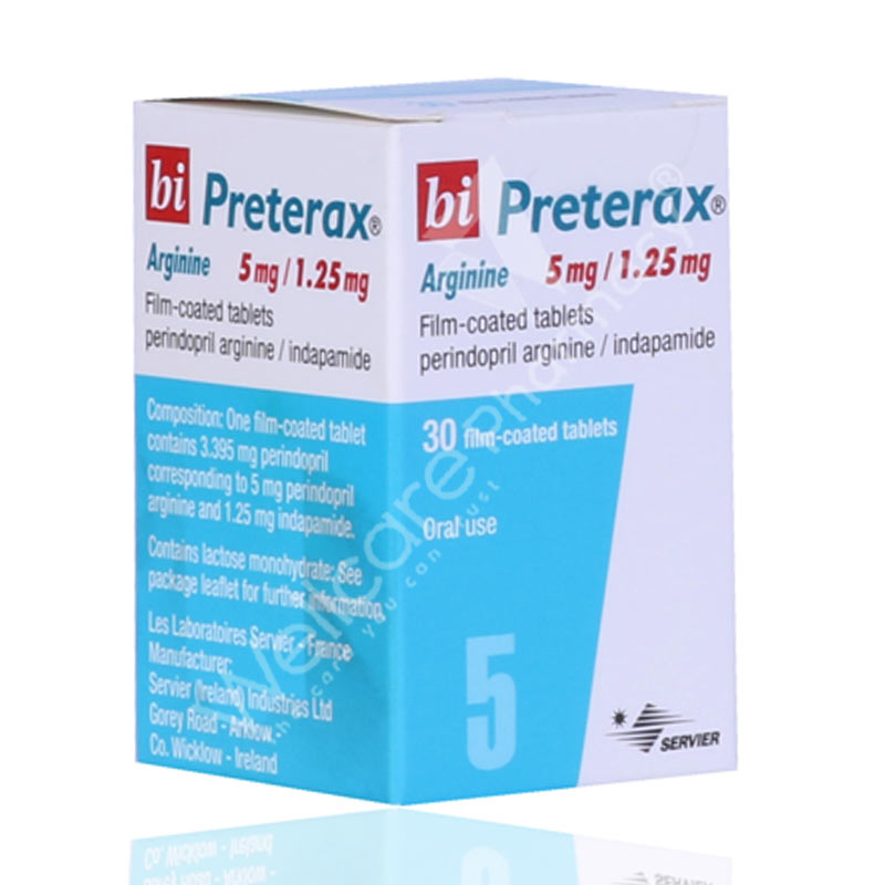 Bi Preterax 5Mg/1.25Mg Tablets 30'S Bi Preterax 5Mg/1.25Mg Tablets 30'S