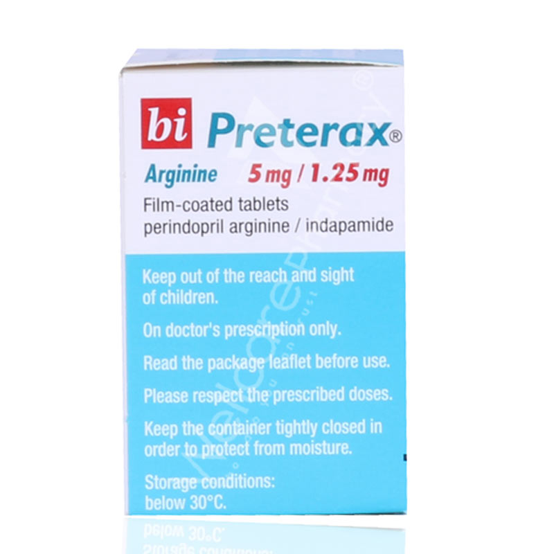 Bi Preterax 5Mg/1.25Mg Tablets 30'S Bi Preterax 5Mg/1.25Mg Tablets 30'S