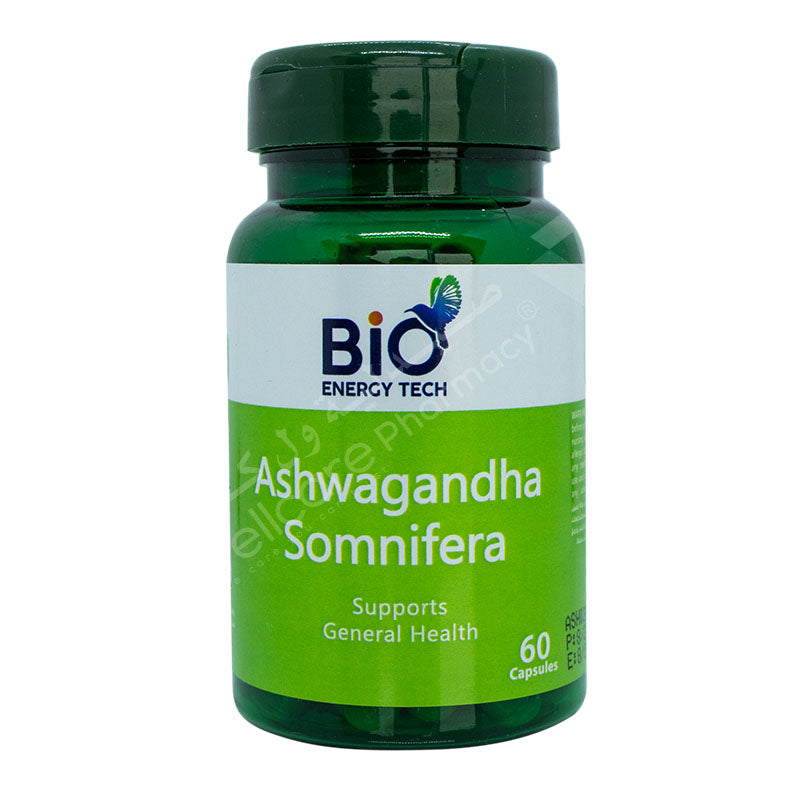 Bio Energy Tech Ashwagandha Somnifera Cap 60'S
