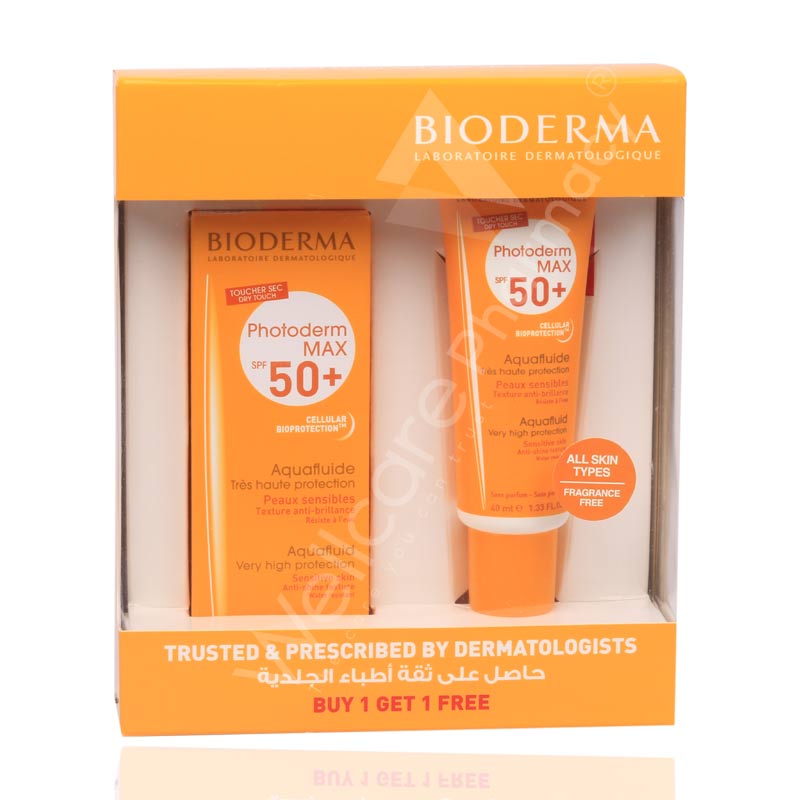 Bioderma 1+1 Photo Max Aqua Fluid Spf 50+ 40Ml