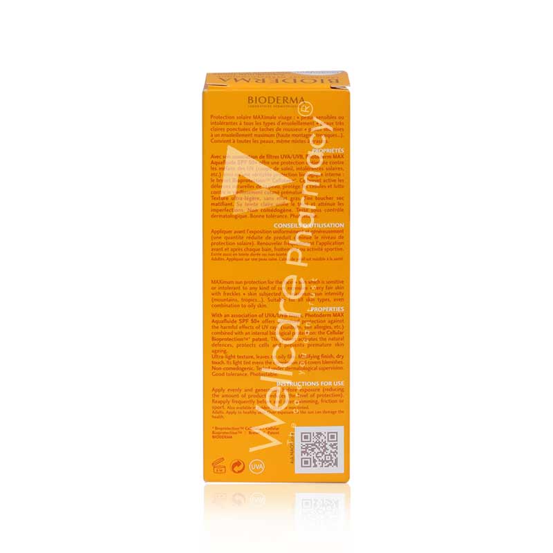 Bioderma Photoderm Max Spf50+ Light Colour Aqua Fluid 40Ml