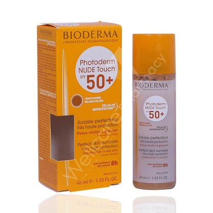 BIODERMA PHOTODERM NUDE TOUCH GOLDEN 40ML SPF50+