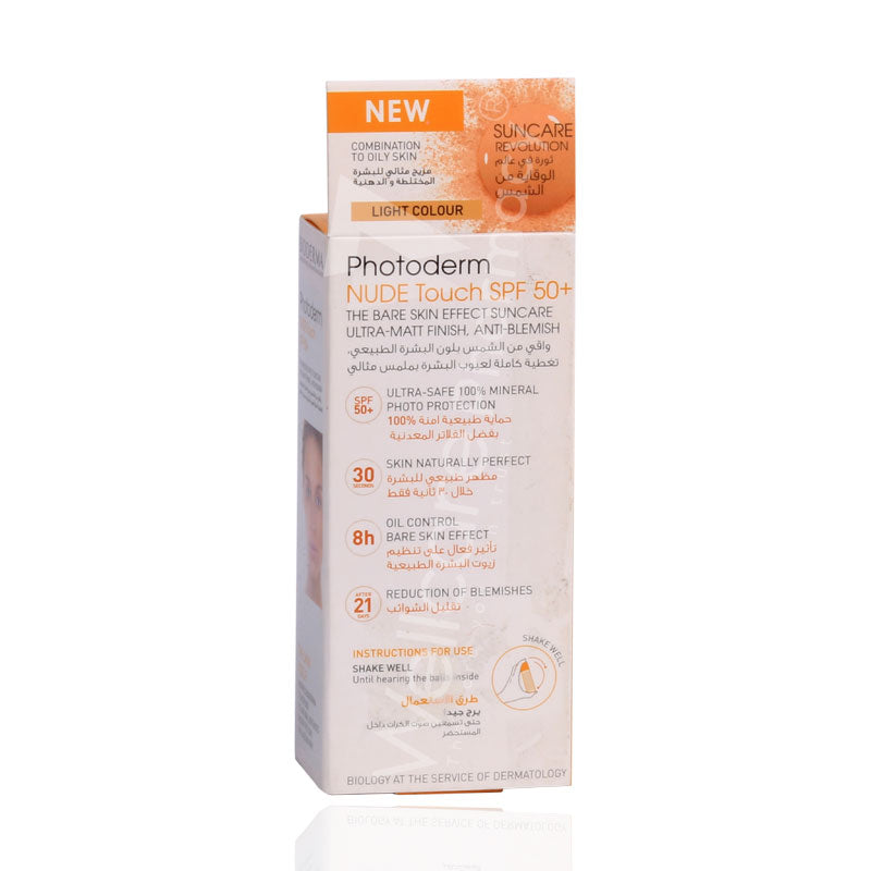 Bioderma Photoderm Nude Touch Light 40ml  Spf50