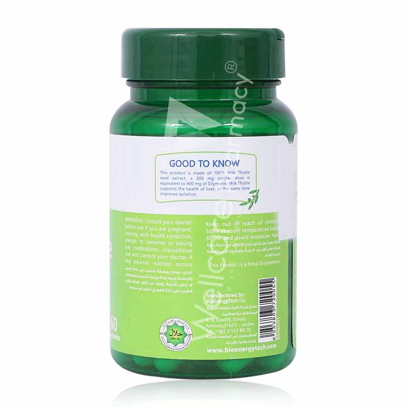 Bioenergy Tech Biosilymarin Milk Thistle Capsules 60'S