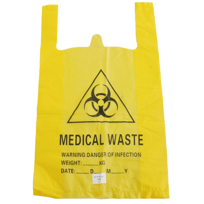 Biohazard Bag Yellow Small