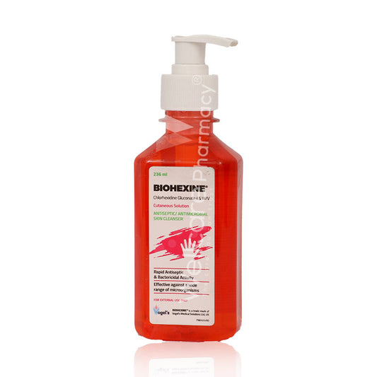 Biohexine Antiseptic Antimicrobial Skin Cleanser 236Ml