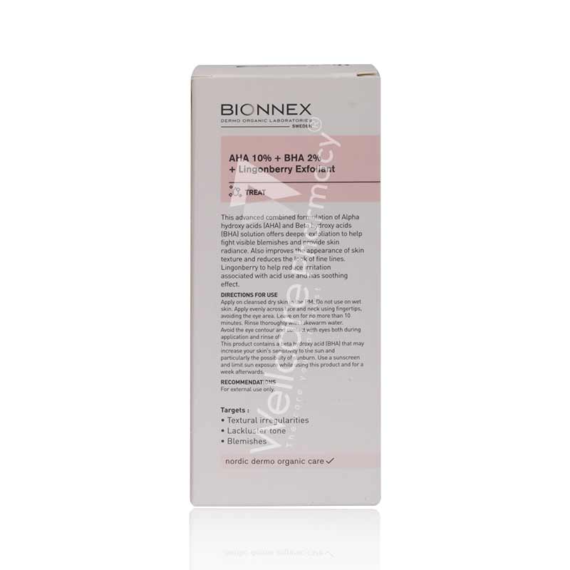 Bionnex Nordea Aha10% + Bha 20% + Lingonberry Exfoliant Serum 30ml