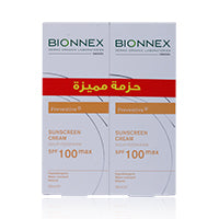 Bionnex Preventiva Sunscreen Cream Spf100 50Ml Value Pack