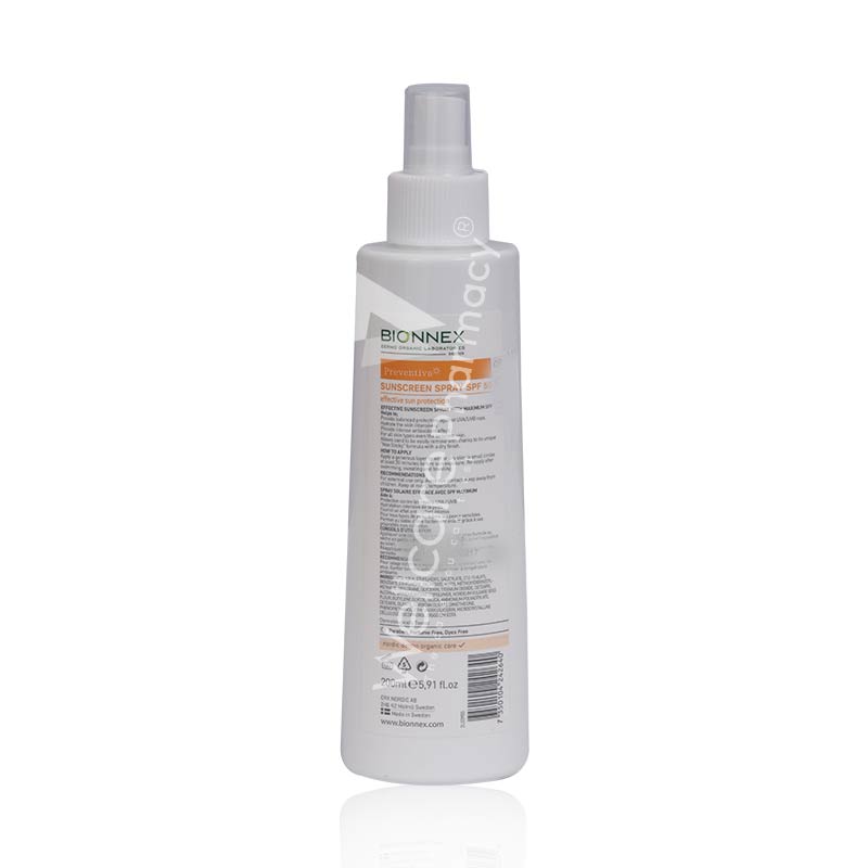 Bionnex Preventiva Sunscreen Spray Spf 50+ 200ml