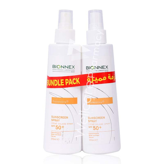 Bionnex Preventiva Sunscreen Spray Spf 50+ 200Ml Value Pack