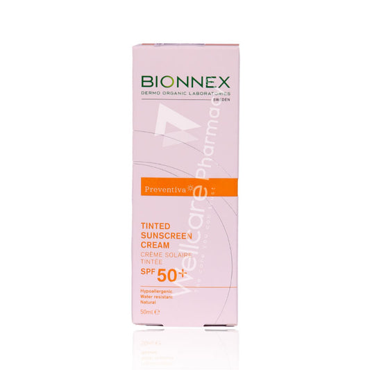 Bionnex Preventiva Tinted Sunscreen Cream Spf 50+50ml-5030201