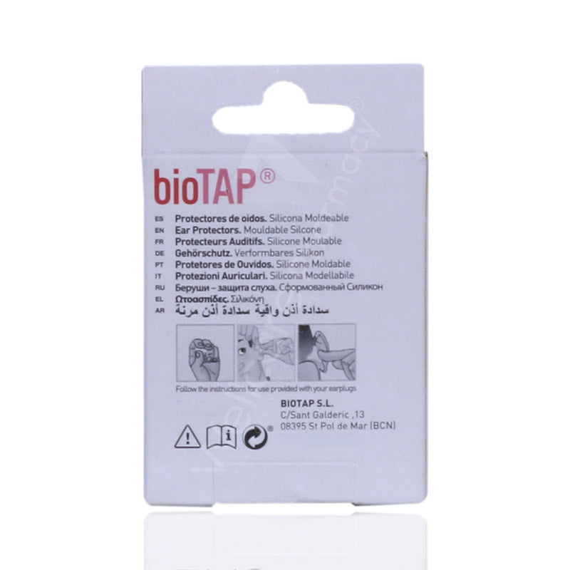 Biotap Ear Protector Mouldable Silicone Blue 6'S