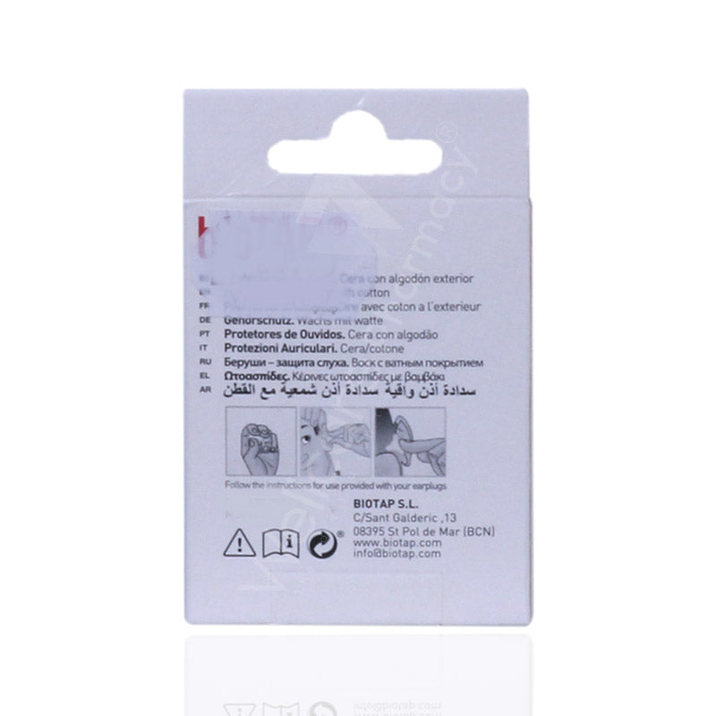 Biotap Ear Protector Wax With Cotton 12'S