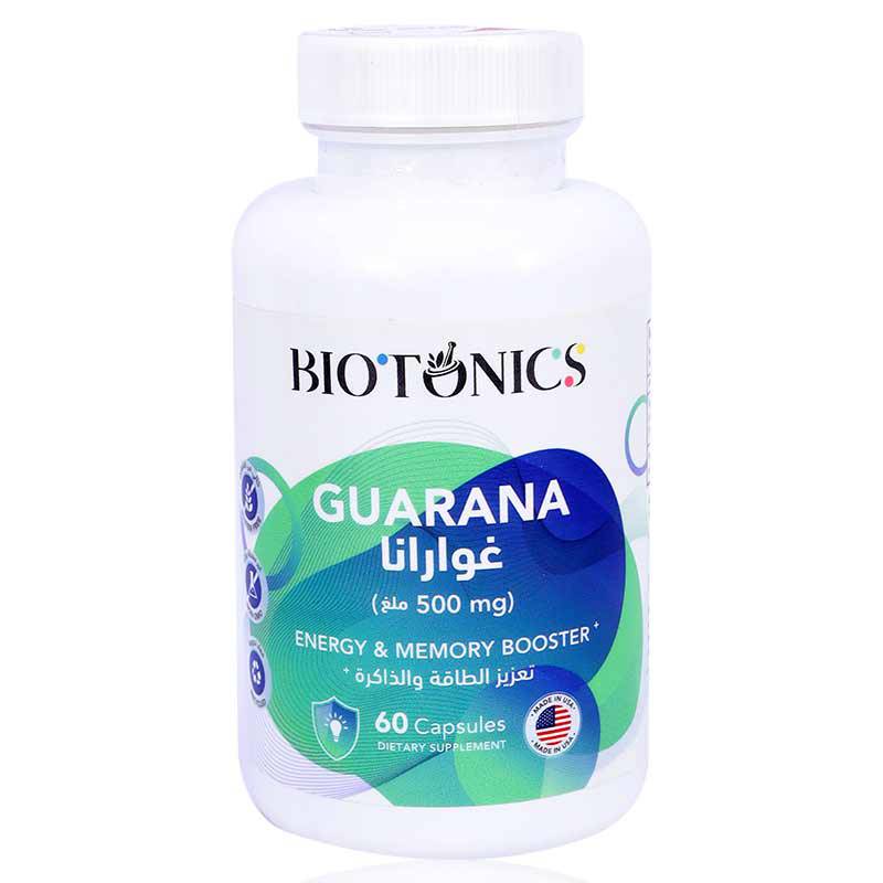 Biotonics Guarana Capsules 60'S Biotonics Guarana Capsules 60'S