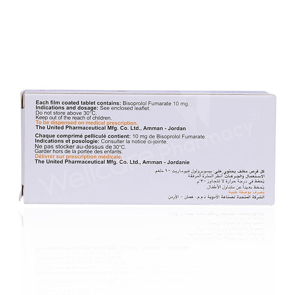 Bisoprol 10mg Tablet 30'S