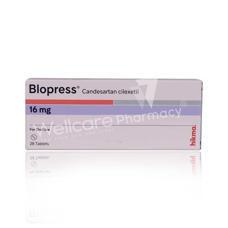 Blopress 16Mg Tablets 28'S