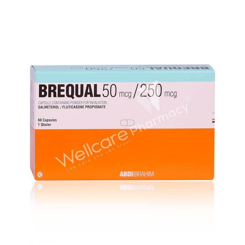 Brequal 50mcg/250mcg Inhalation Capsules 60'S