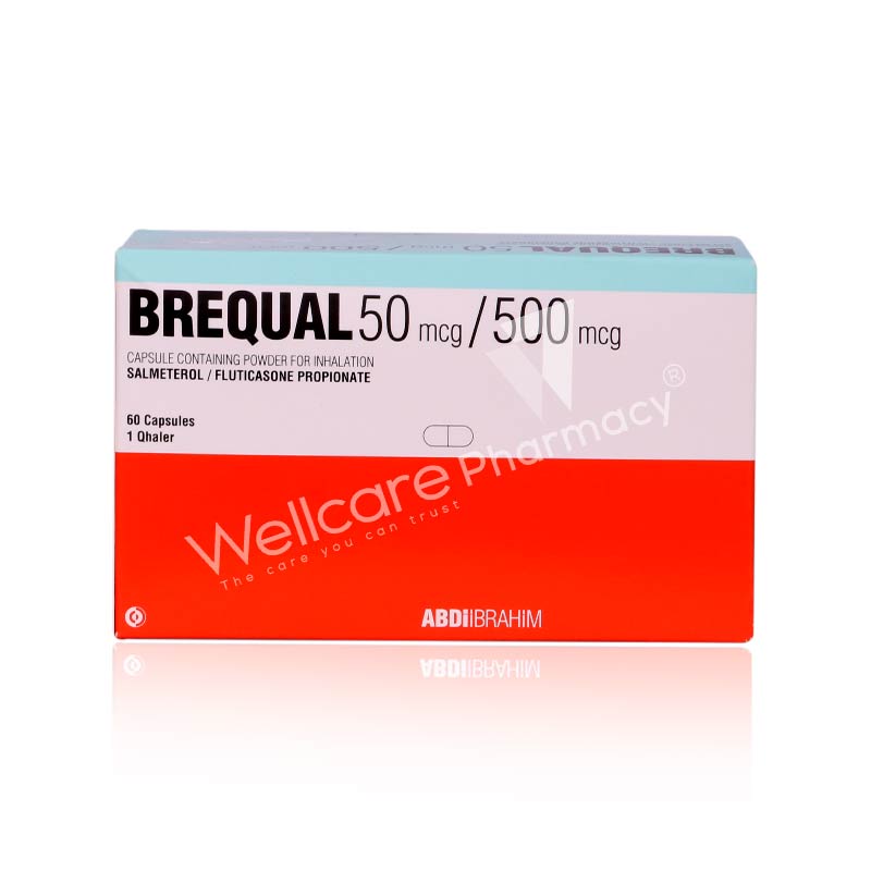 Brequal 50mcg/500mcg Inhalation Capsules 60'S