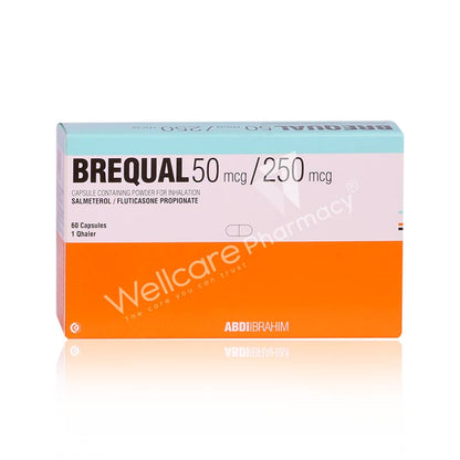 Brequal 50Mcg/250Mcg Inhalation Capsules 60'S
