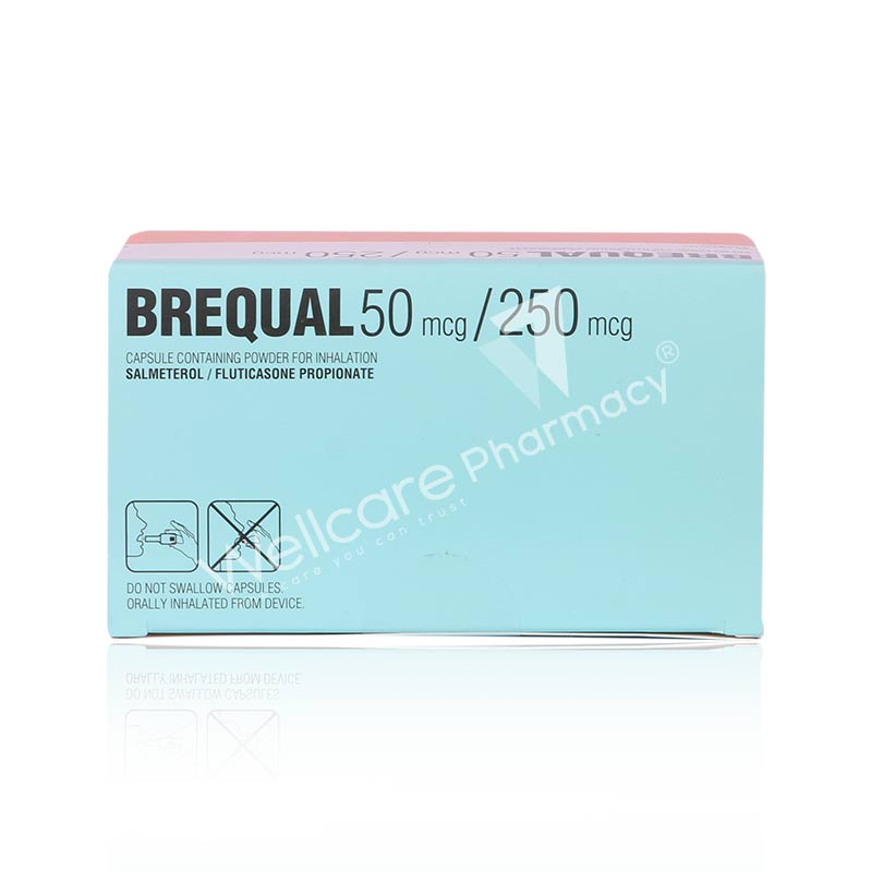 Brequal 50Mcg/250Mcg Inhalation Capsules 60'S