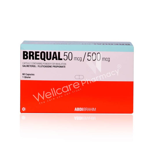 Brequal 50Mcg/500Mcg Inhalation Capsules 60'S